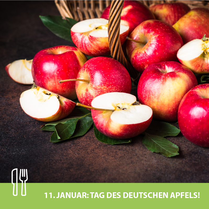 11. Januar: Tag des deutschen Apfels!